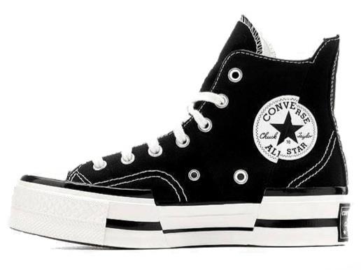 کتونی زنانه و مردانه کانورس Converse Chuck 70 Plus Hi سفید مشکی